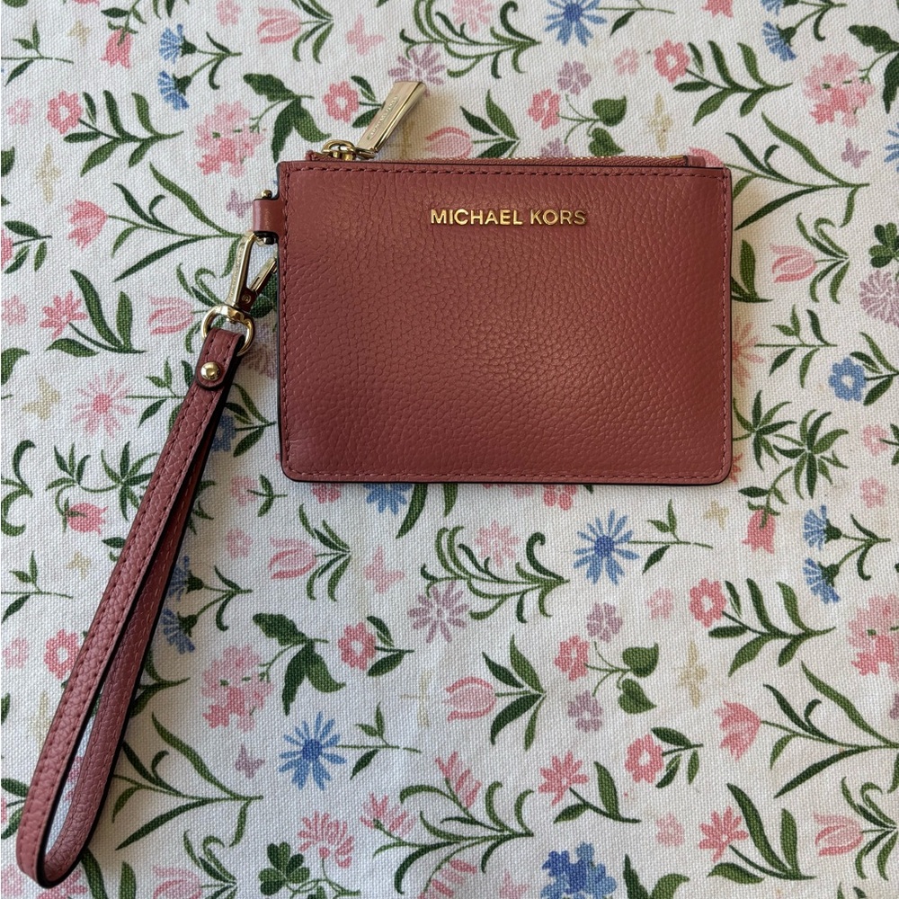 Michael Kors Small Coin Purse In Color Rose